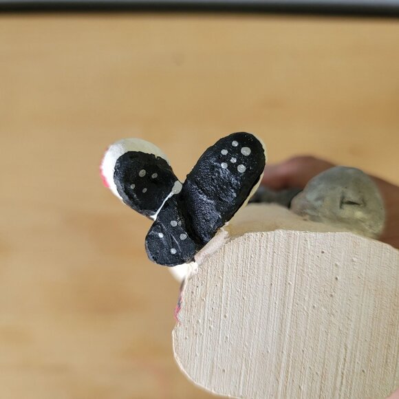 Vintage 1997 Hand-Carved Wooden Scottish Golfer Figurine By MacDonald Scotland - Picture 4 of 13